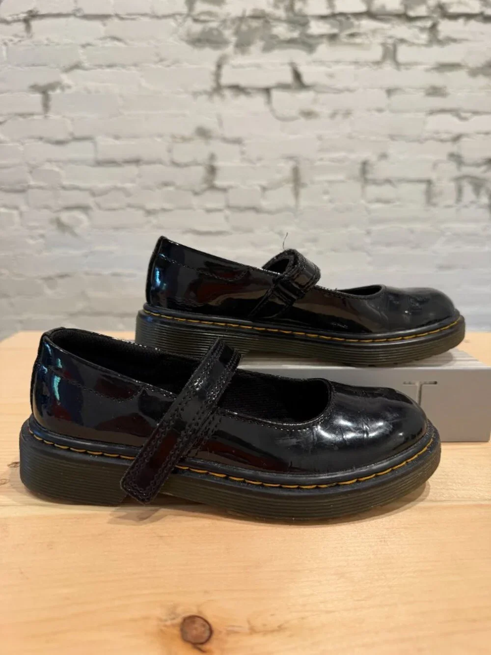 Dr. Martens Maccy Black Patent Mary Janes Size 13